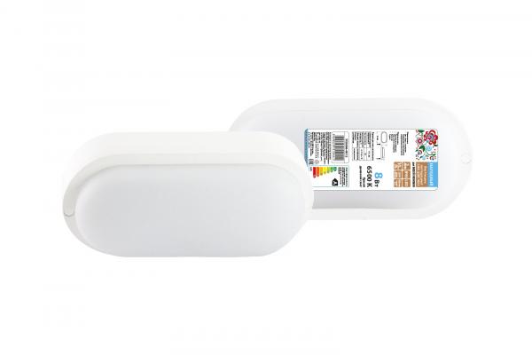 Cветильник TDM   8Вт  овал  6500К  700Лм 155х78х57 белый  IP65  / LED ДПП 3801 Народный