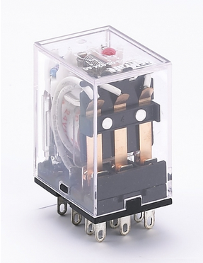 Реле промежуточное 23220DEK 3 контакта с индикацией LED 5А 220В AC ПР-