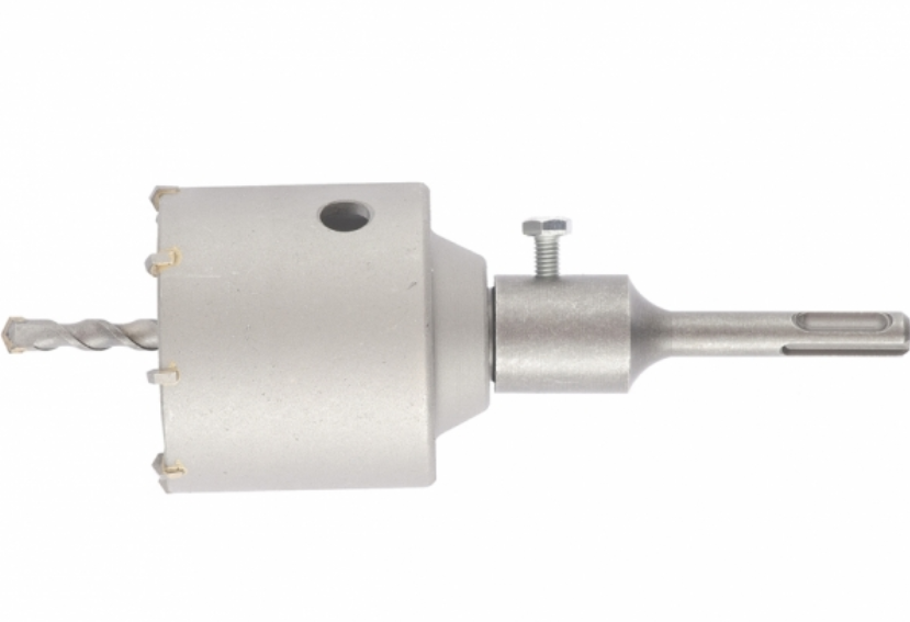 Буровая коронка SDS+ 68 мм М22 в сборе // СИБРТЕХ 703307 по бетону/кирпичу