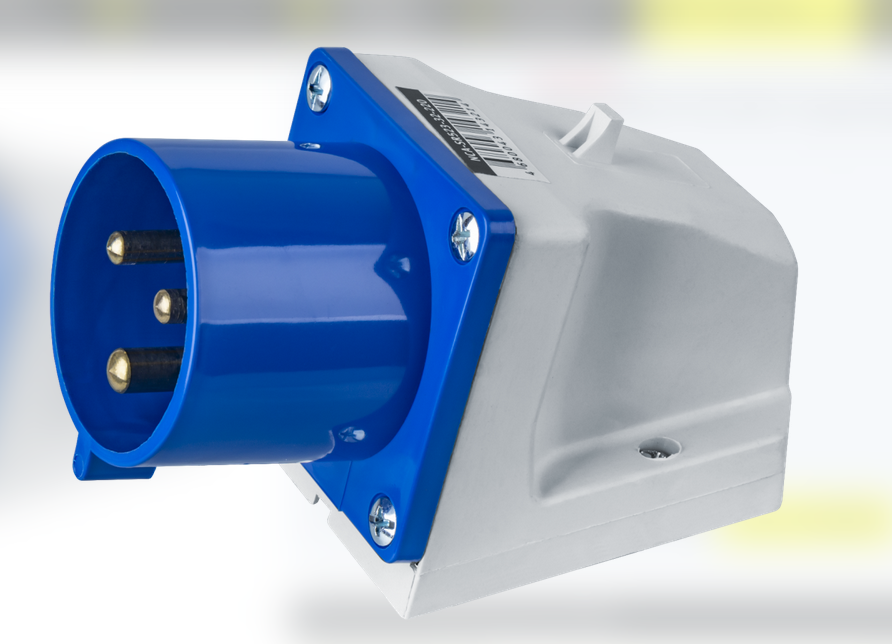 Вилка Navigator 14 321 NCA-SR523-32-220 стационарная 32А 2P+PE IP44