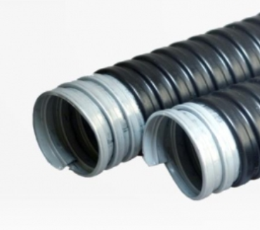 Металлорукав в ПВХ-изоляции МРПИнг  15 черный /без протяжки/ Строитель